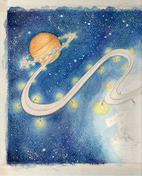 Illustrazione Via Lattea