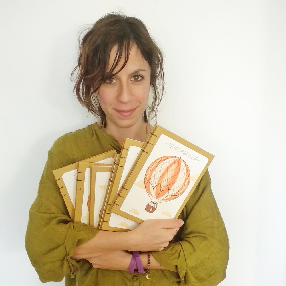 Lisa Ciccone with diaries