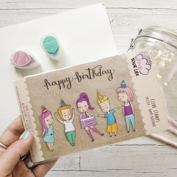 Clear stamps set Birthday Girl