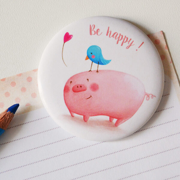 Calamita illustrata Be Happy!