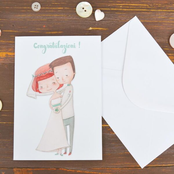 biglietto matrimonio