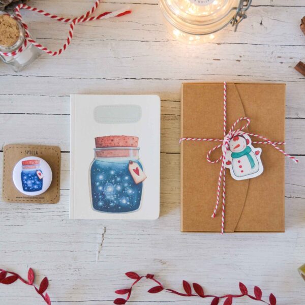 Box regalo Small Barattolo+Spilla