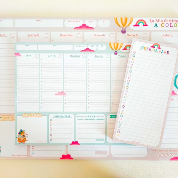 Planner Settimanale da scrivania