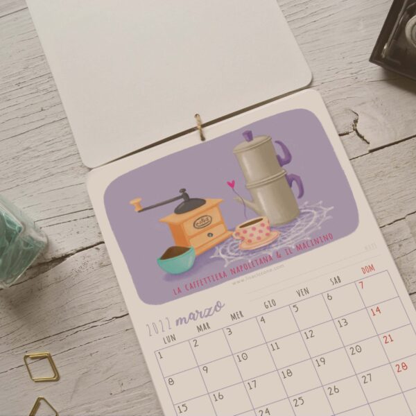 calendario oggetti