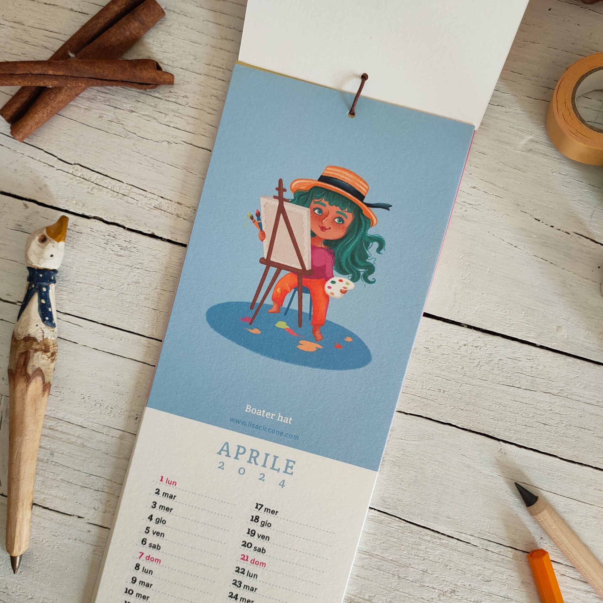 cappelli calendario