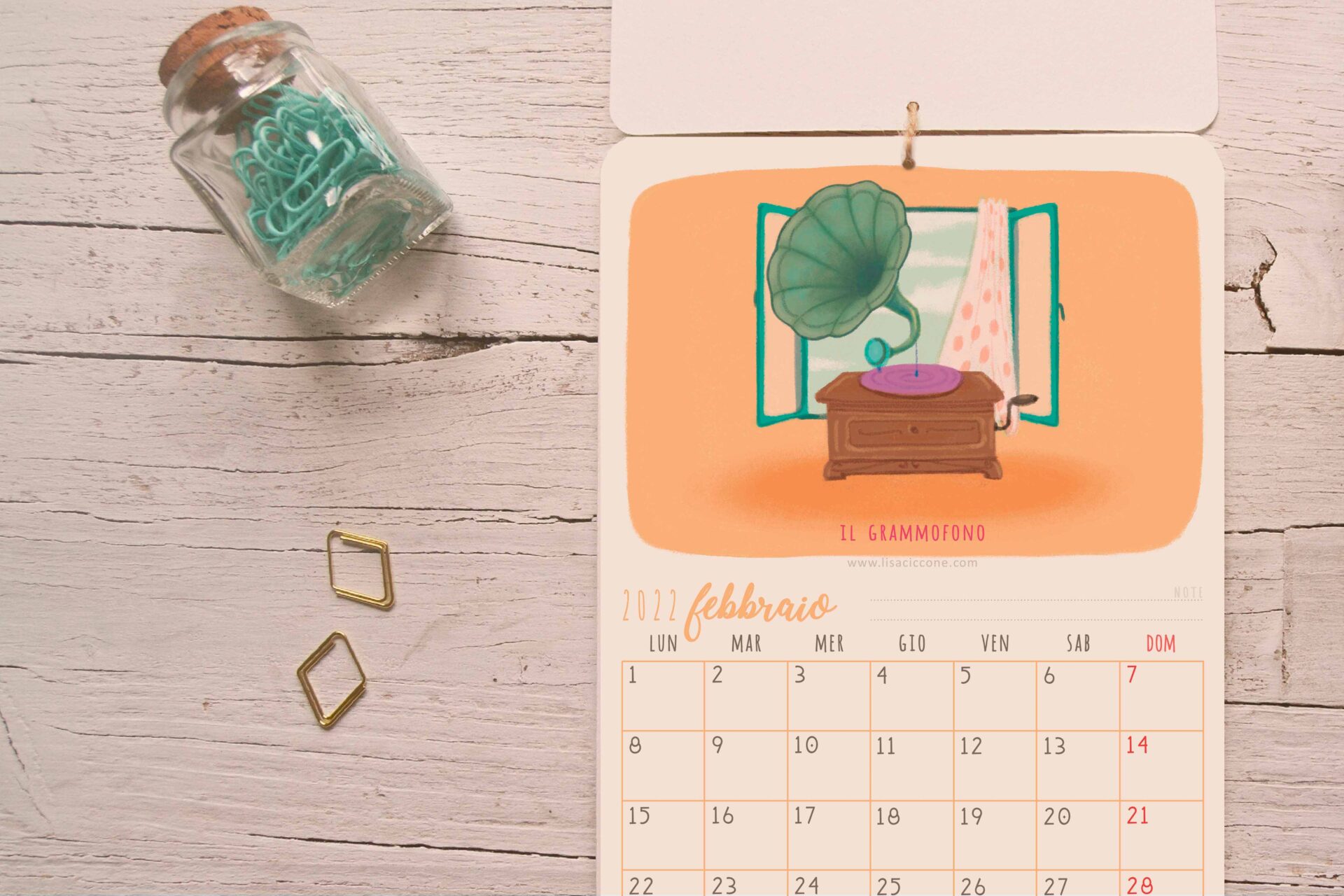 oggetti calendario